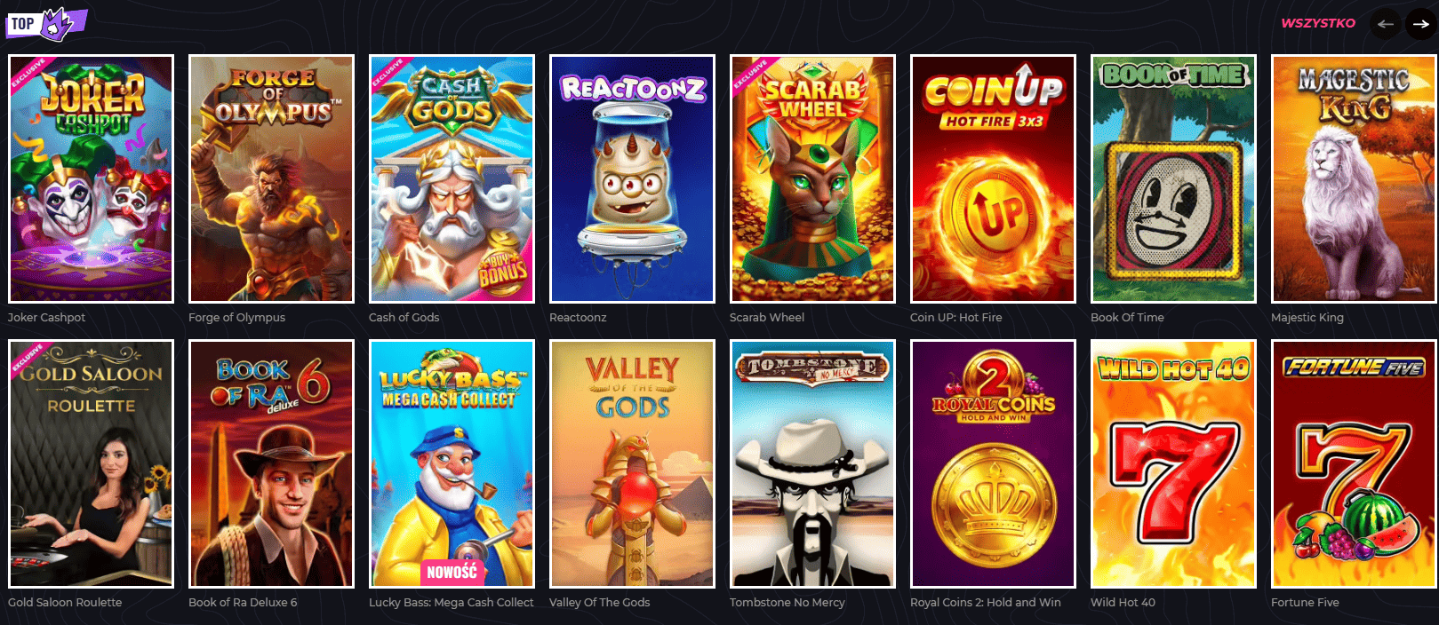 LunuBet Casino online gry