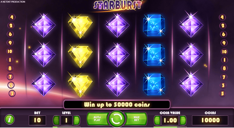 Starburst slot