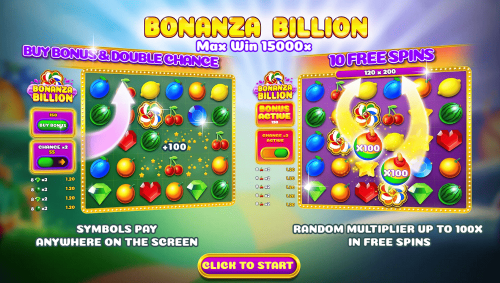 bonanza billion slot bonusy