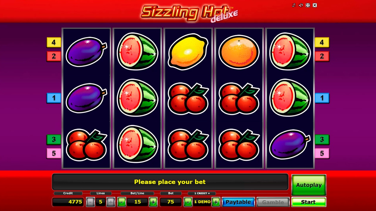 sizzling hot deluxe