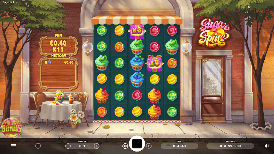 slot sugar spins