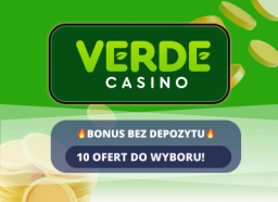 Bonus bez depozytu Verde Casino