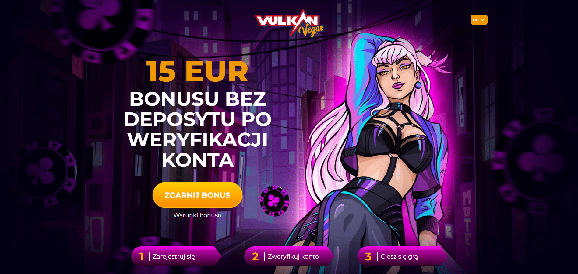 Odbierz vulkan vegas 60 złotych bez depozytu